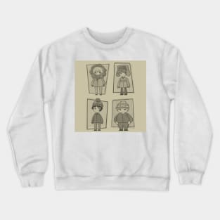 Main 4(Greyscale) Crewneck Sweatshirt